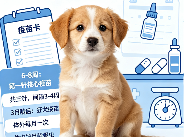 狗狗疫苗与驱虫时间表，一篇搞定所有疑问