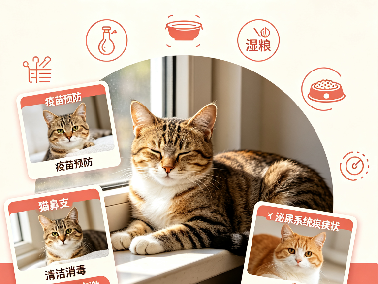 猫咪常见疾病预防与家庭护理指南